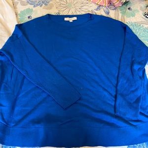 Loft XL Sweater Ribbed Sleeve